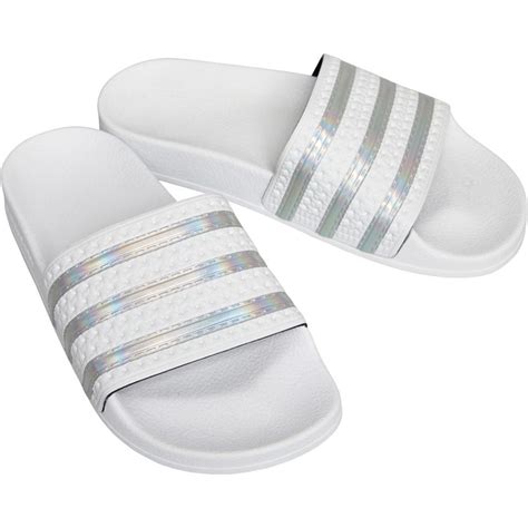 adidas slippers helemaal wit|adidas slips dames.